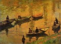 Anglers on the Seine at Poissy Claude Monet